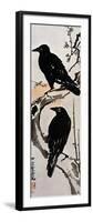 Japanese Print: Crow-Kawanabe Kyosai-Framed Premium Giclee Print