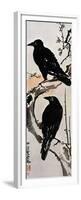 Japanese Print: Crow-Kawanabe Kyosai-Framed Premium Giclee Print