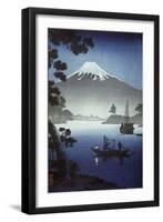 Japanese Print (Mt Fuji from Tagonoura)-null-Framed Giclee Print