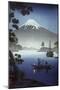 Japanese Print (Mt Fuji from Tagonoura)-null-Mounted Giclee Print