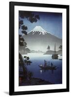 Japanese Print (Mt Fuji from Tagonoura)-null-Framed Giclee Print