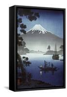 Japanese Print (Mt Fuji from Tagonoura)-null-Framed Stretched Canvas