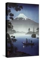 Japanese Print (Mt Fuji from Tagonoura)-null-Stretched Canvas