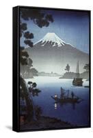 Japanese Print (Mt Fuji from Tagonoura)-null-Framed Stretched Canvas