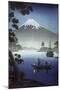 Japanese Print (Mt Fuji from Tagonoura)-null-Mounted Premium Giclee Print