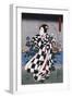 Japanese Print of a Woman Possibly by Yoshitoshi-Stefano Bianchetti-Framed Giclee Print