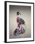 Japanese Print (Woman in Kimono)-null-Framed Giclee Print