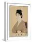 Japanese Professional Woman-Hashinobu Chikanobu-Framed Art Print