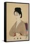 Japanese Professional Woman-Hashinobu Chikanobu-Framed Stretched Canvas