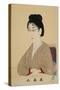 Japanese Professional Woman-Hashinobu Chikanobu-Stretched Canvas