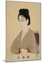 Japanese Professional Woman-Hashinobu Chikanobu-Mounted Art Print