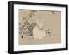 Japanese Rabbit-Haruna Kinzan-Framed Art Print