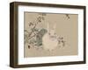 Japanese Rabbit-Haruna Kinzan-Framed Art Print