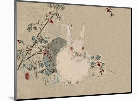 Japanese Rabbit-Haruna Kinzan-Mounted Art Print