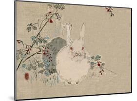 Japanese Rabbit-Haruna Kinzan-Mounted Art Print