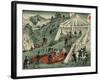 Japanese Red Cross Cares for the Wounded-null-Framed Art Print