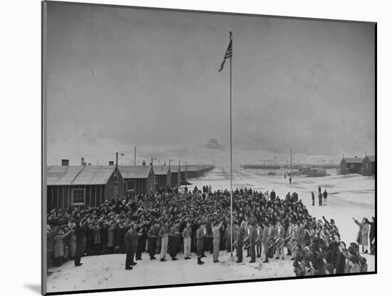 Japanese Relocation Camp-Hansel Mieth-Mounted Photographic Print