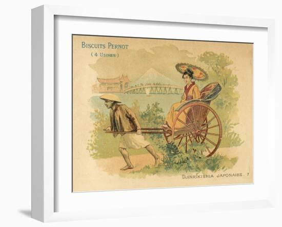 Japanese Rickshaw-null-Framed Giclee Print