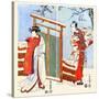 Japanese Romance-Katsukawa Shunsho-Stretched Canvas