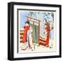 Japanese Romance-Katsukawa Shunsho-Framed Art Print