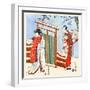 Japanese Romance-Katsukawa Shunsho-Framed Art Print