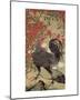 Japanese Rooster with Two Birds-Jyakuchu Ito-Mounted Giclee Print