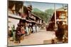 Japanese Sailors On A Nagasaki Street 1890-null-Mounted Art Print