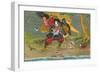 Japanese Samurai, Kikuchi Temitsu-null-Framed Art Print