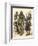 Japanese Samurai Warriors in Full Armor-null-Framed Giclee Print