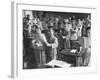 Japanese School Students Learning New Way of Reading-null-Framed Photographic Print