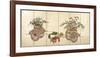 Japanese Screen I-Oriental School-Framed Premium Giclee Print