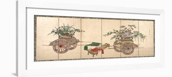 Japanese Screen I-null-Framed Art Print