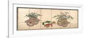 Japanese Screen I-null-Framed Art Print