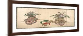 Japanese Screen I-null-Framed Art Print