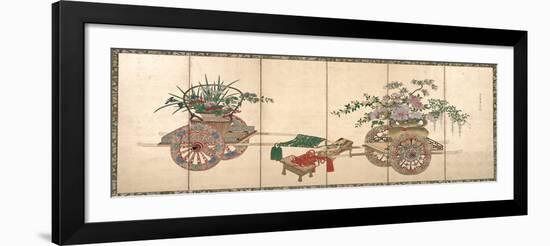 Japanese Screen I-null-Framed Art Print