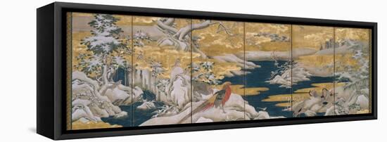 Japanese Screen II-null-Framed Stretched Canvas
