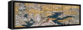 Japanese Screen II-null-Framed Stretched Canvas