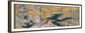 Japanese Screen II-null-Framed Premium Giclee Print