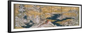 Japanese Screen II-null-Framed Premium Giclee Print