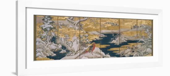 Japanese Screen II-null-Framed Art Print