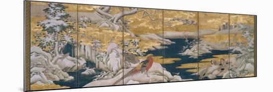Japanese Screen II-null-Mounted Art Print