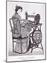 Japanese Sewing Machine, 1890 (Litho)-null-Mounted Giclee Print