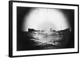 Japanese Ship Sinking-null-Framed Photographic Print