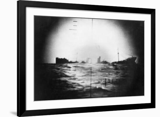 Japanese Ship Sinking-null-Framed Photographic Print