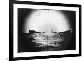 Japanese Ship Sinking-null-Framed Photographic Print