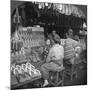 Japanese Shoe Shop, Early 20th Century-null-Mounted Photographic Print