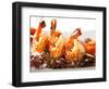 Japanese Skewered Prawns with Vegetables-svry-Framed Photographic Print