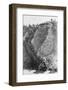 Japanese Soldiers Climbing Great Wall-null-Framed Photographic Print