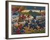 Japanese Soldiers Overrun Russians at Chin-Chou-null-Framed Art Print