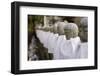 Japanese Stone Statue Ksitigarbha Bodhisattva in Garden.-elwynn-Framed Photographic Print